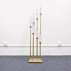 Aurora Gold Rod Candle Centerpiece