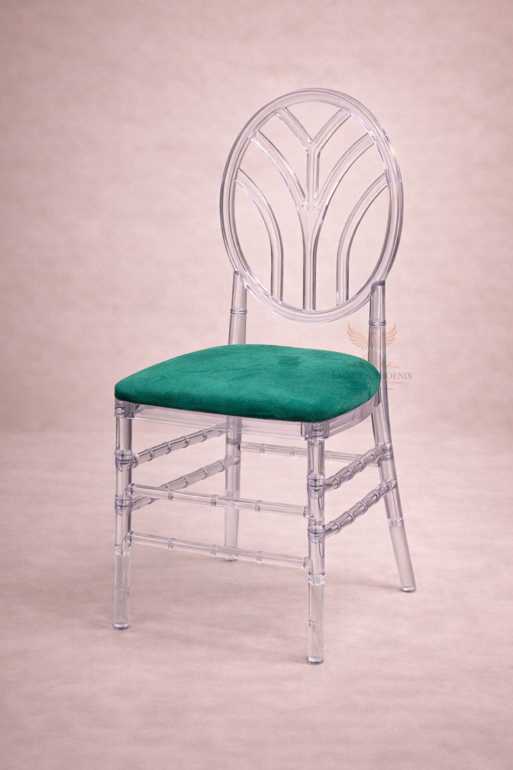 Crystal Arc Dining Chair