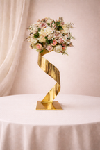 Gilded Serpentine Floral Centerpiece