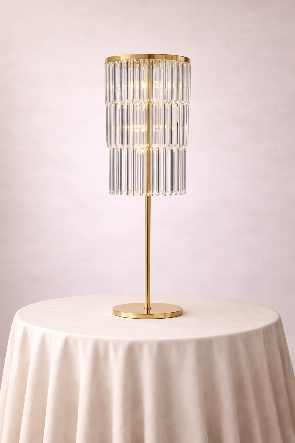 Lumière Cascade Crystal Centerpiece