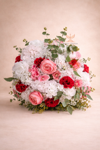 Blush & Crimson Garden Sphere