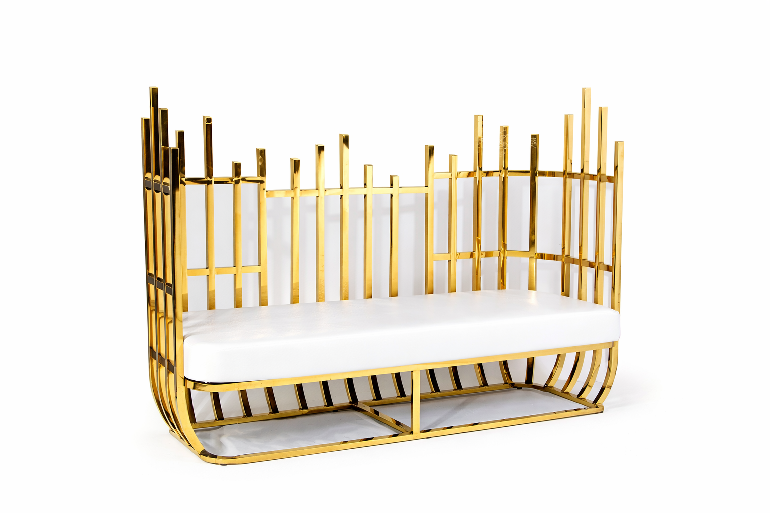 Gilded Spire Throne Bench