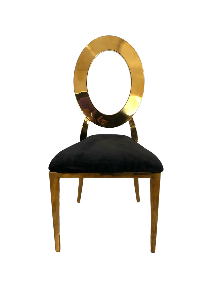 Regalia Oval Gold Back Chair