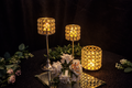 Boxed Gilded Crystal Candle Holders