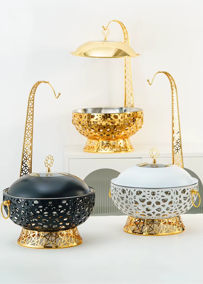 Ornate Buffet Warmer Station