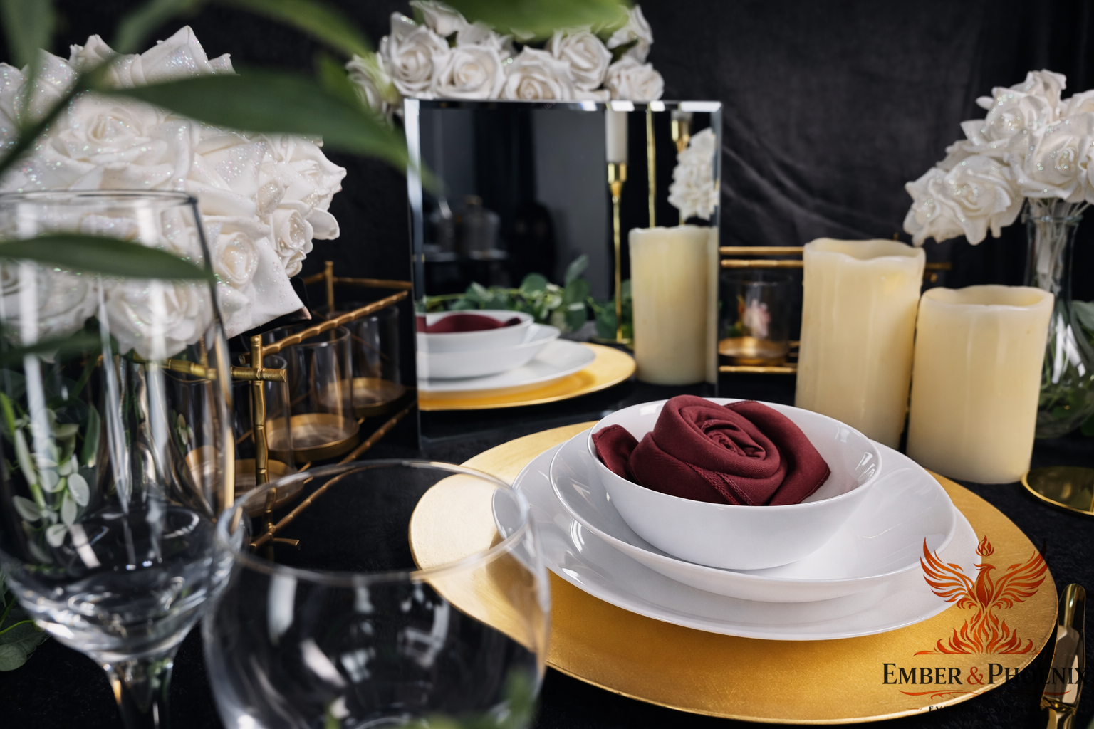 Brushed Gold Charger Plate