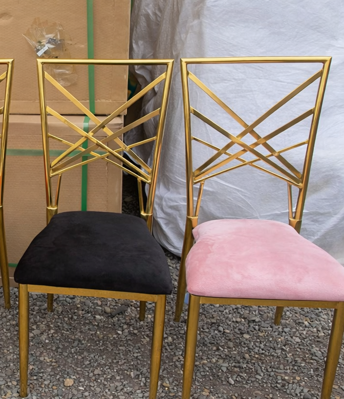 Gilded Crossback Chair