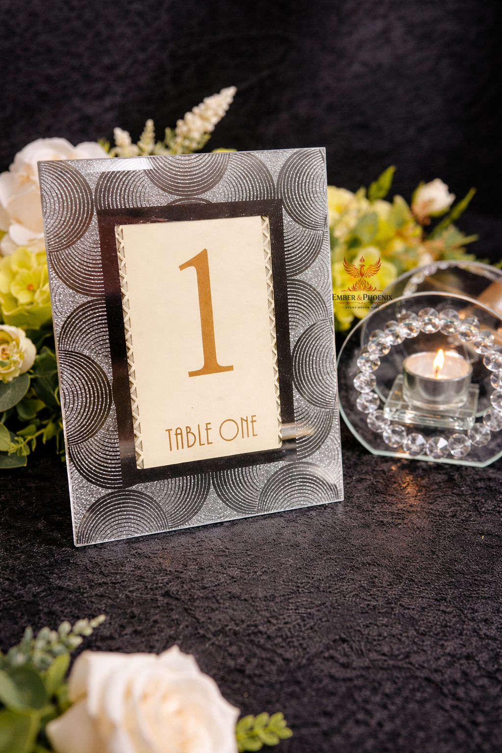 Elysian Glass Table Numbers