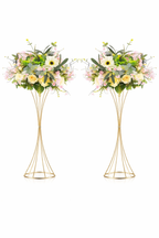 Gilded Stem Floral Centerpiece