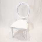 Ivory Medallion Louis Chair