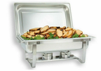 Silver Roll-Top Buffet Server