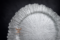 Radiant Ripple Silver Charger Plate