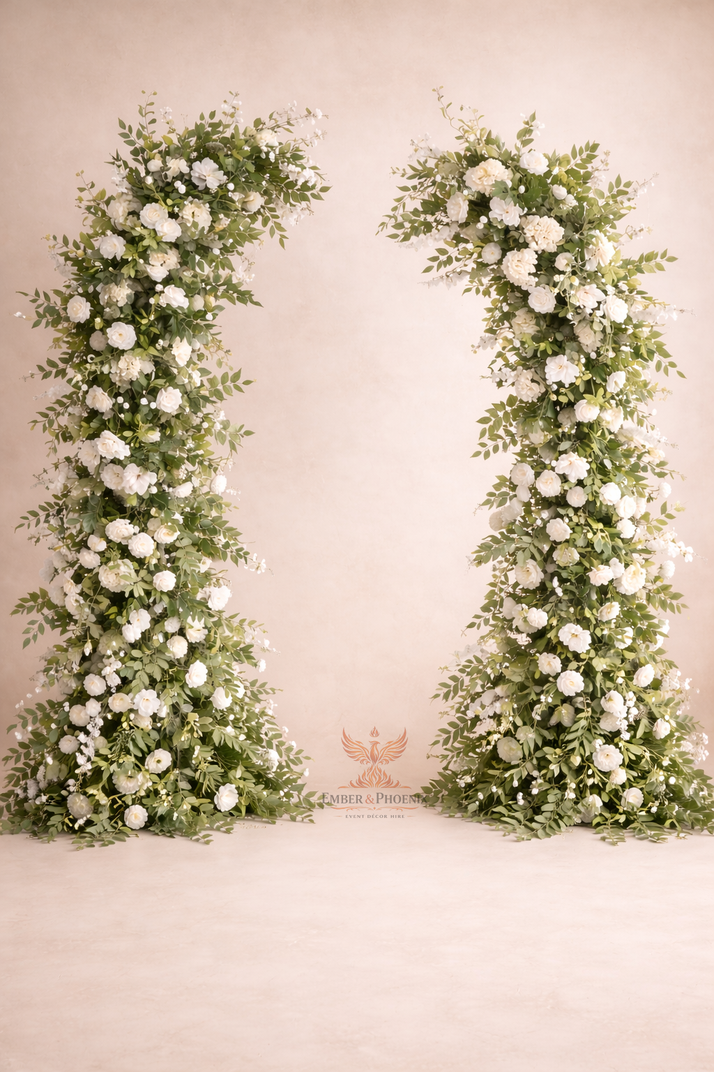 Ivory Garden Arch Installation