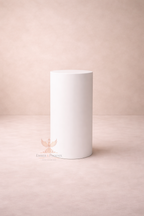 White Cylinder Display Plinth